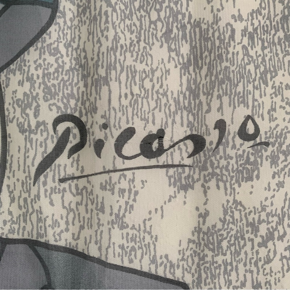 Picasso Designed Chiffon Scarf - Picture 3 of 6